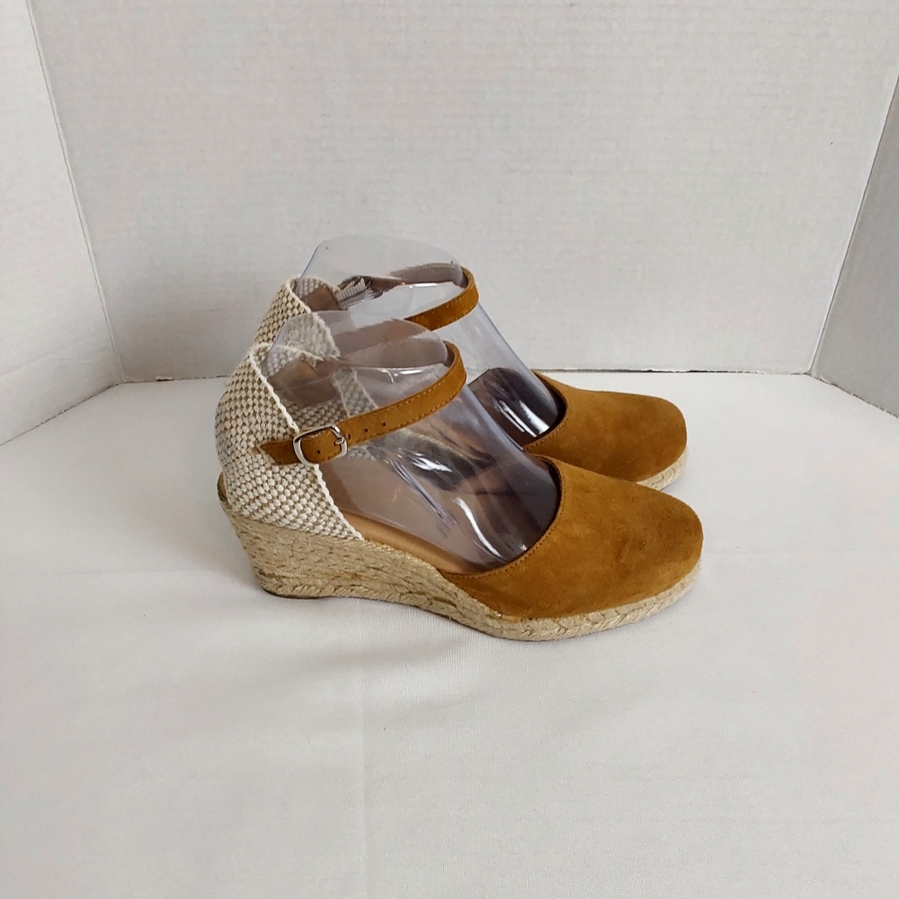 Paseart Anthropologie Wedge Platform Sandals - Picture 3 of 13